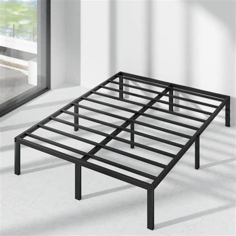 Zinus Yelena Black Metal Full Platform Bed Frame Hd Mpsc 14f The Home