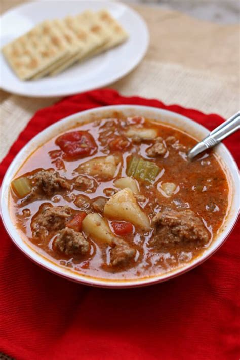 Don't be tempted to cook longer or. Instant Pot Vegetable Beef Soup | Recipe | Vegetable beef ...