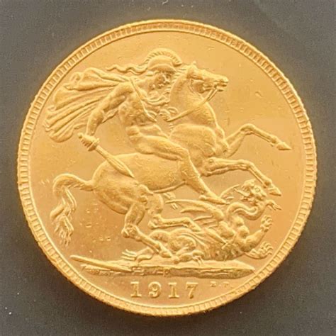 1917 Gold Sovereign Minted in Perth Australia