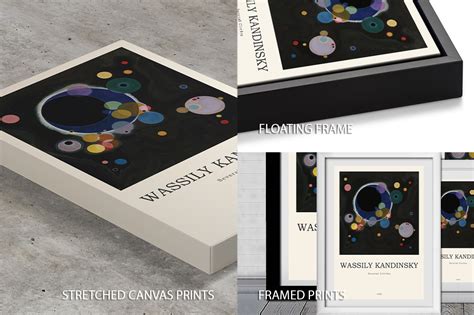 Several Circles Kandinsky Composition Art Canvas Prints Australia