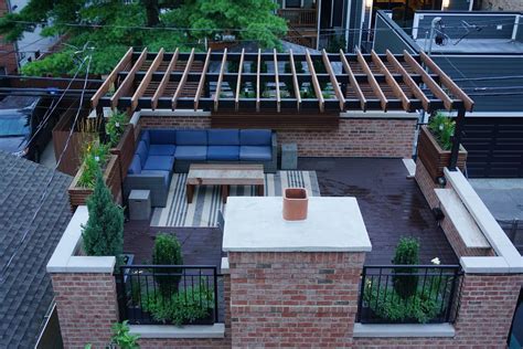 Complete Rooftop Deck Denver Landscape Design Build Denver Co