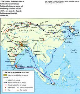 The Spread Of Buddhism To AD 600 Mapping Globalization