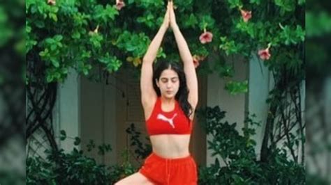 Sara Ali Khan Does Yoga By Swimming Pool See Pic