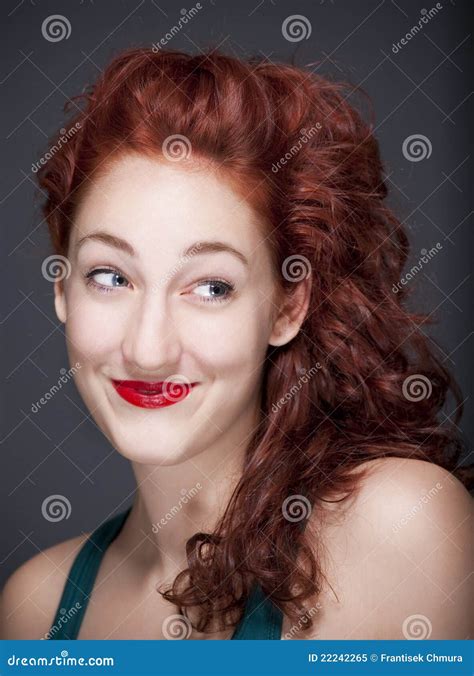 Girl With Red Hair Stock Image Image Of Woman Teen 22242265