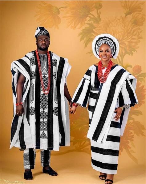 African Fashion African Clothing Couples Aso Oke Nigeria Etsy In 2022