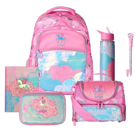 Smiggle Sequins Unicorn Bag Backpack School Bag Childrens Backpack