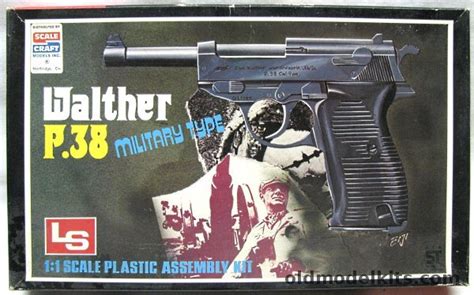 Military, historic military to civilian aircraft model kits. LS 1/1 Walther P.38 Military Type Pistol/Gun Model - Full ...