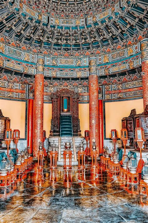 Inside Of The Hall Of Prayer For Good Harvest At The Temple Of Heaven