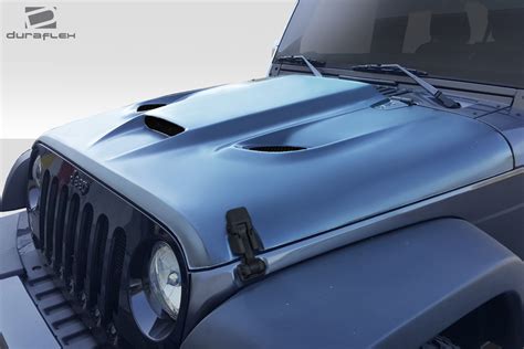 Fiberglass Hood Body Kit For 2017 Jeep Wrangler Jeep Wrangler