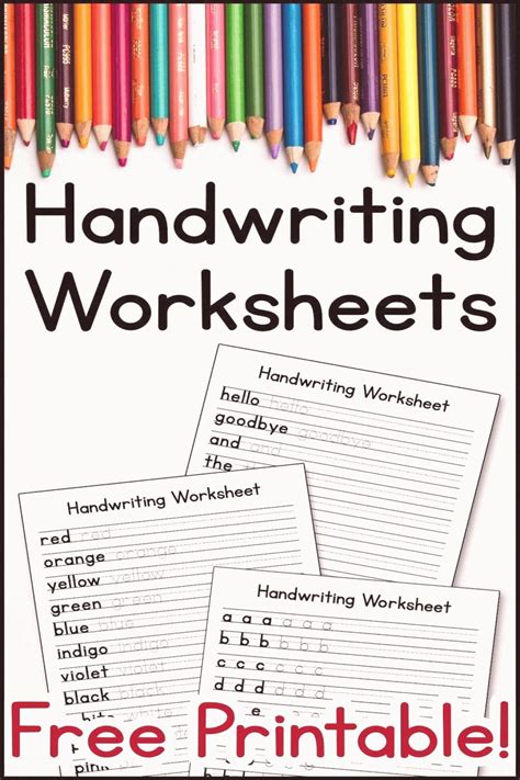 Handwriting Worksheets Worksheets For Teens Homeschool Worksheets