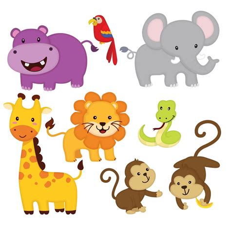 Check spelling or type a new query. Jungle animal clip art Jungle Friends sticker Jungle ...