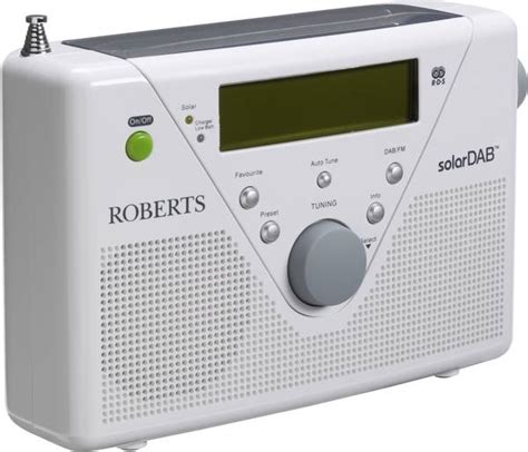 Roberts Radio Solar Dab 2 White Art And Craft