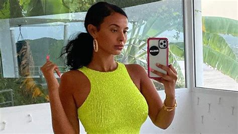 Maya Jamas Thigh Split Topshop Mini Dress Is Her Most Risqué Look Yet