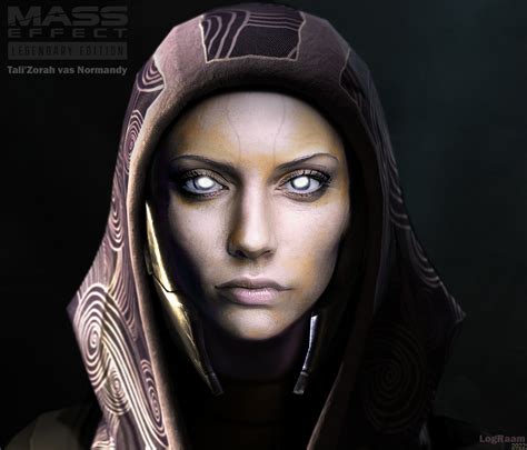 Tali Zorah Vas Normandy Unmasked By Lograam On Deviantart