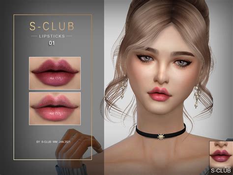 S Club Wm Ts4 Lipstick 202101 The Sims 4 Catalog