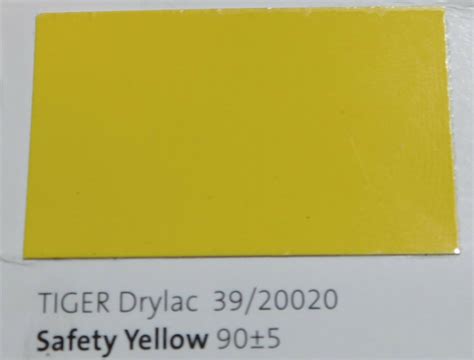 Safety Yellow 39 20020 Tiger Drylac Powder Coating 1 LB EBay