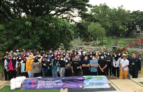 Dukung Undip Sebagai Green Campus Aksi Bersih Sungai Dan Pantai