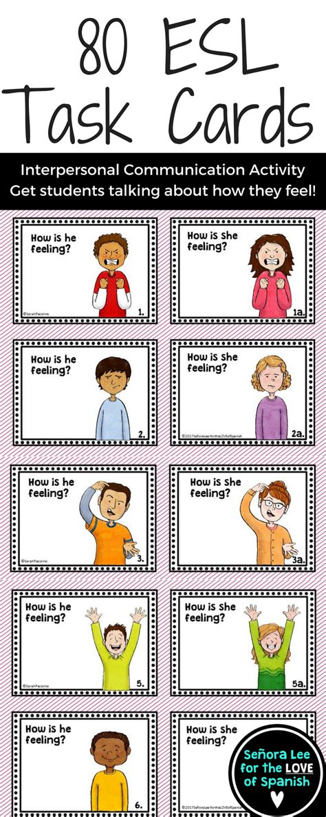 Help Esl Efl Ell Learners Express 14 Emotions And Feelings With These