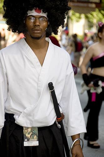 Afro Sanurai My Afro Samurai Costume Went Over Much Better… Flickr