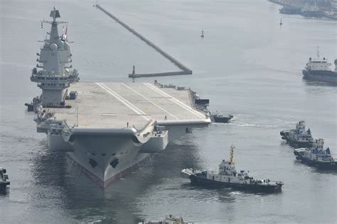 Type 001a Chinas First Home Grown Aircraft Carrier On Final Sea Run