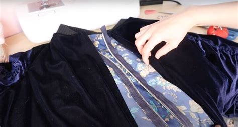 How To Sew A Velvet Diy Bomber Jacket From Scratch Free Pattern Upstyle