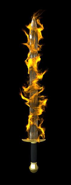 Flaming Sword Pictures Images And Stock Photos Istock