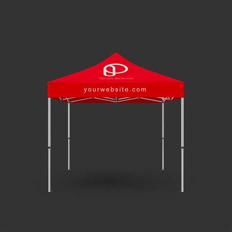 Free Square Canopy Tent Mockup Event Booth 10x10 Behance