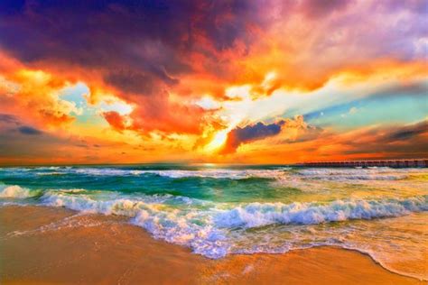 Stunning Beautiful Beach Sunset Artwork For Sale On Fine