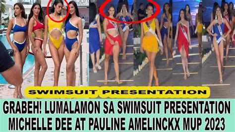 Pauline Amelinckx At Michelle Dee Swimsuit Presentation Miss Universe Philippines 2023 Youtube