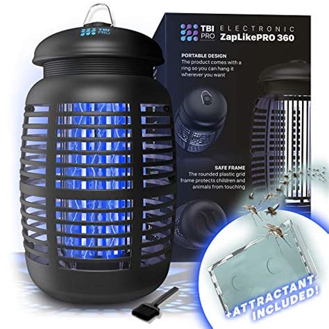 2 In 1 Bug Zapper And Attractant Effective 4000v Electric Mosquito