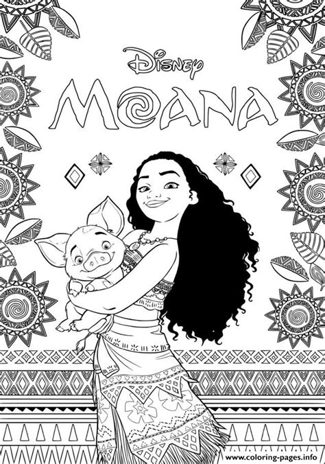 We're assembling a huge collection of printable disney coloring pages from around the internet. Moana Disney Coloring Pages Printable