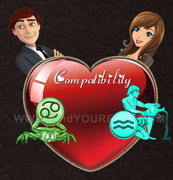 ♥ this is a hopeless match while cancer tends to become emotionally attached to their friends, family and possessions, aquarius demonstrates fierce independence and will often opt for debating ideas with charming strangers rather than spending time at home. Cancer Man with Aquarius Woman Compatibility and Astrology