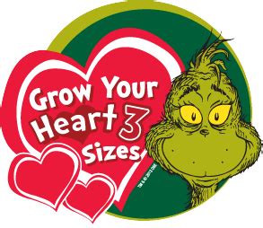 The grinch heart quote › grinch's heart grew quote › how the grinch stole christmas movie quotes how the grinch stole christmas quotes source: Find the Grinch Kick-Off Party - La Grange | Event
