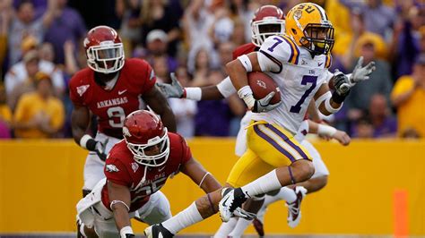 Best Games Of The Les Miles Era LSU Arkansas And The Valley Shook