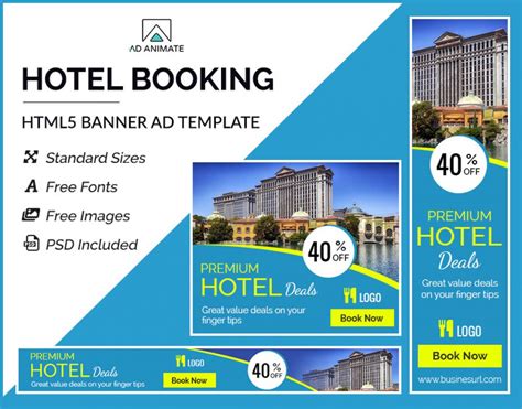 Hotel Booking Banner Tt006 Adanimate