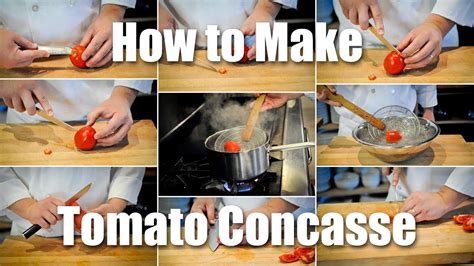 How To Prep Tomato Concasse Youtube