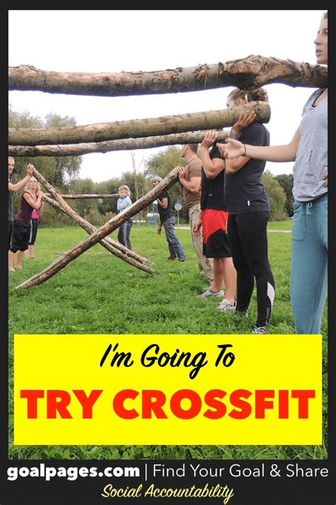 Im Going To Try Crossfit Goal Pages Crossfit Goals Health Fitness