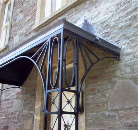 This railing is 4ft long and comes with two adjustable decorative iron posts. Decorative wrought iron porch with lead star detail ...