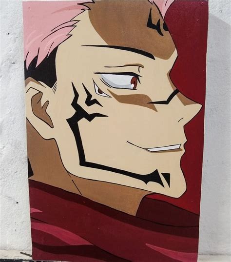 Ryomen Sukuna Jujutsu Kaisen Mini Canvas Art Canvas Painting