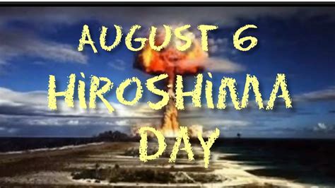 Hiroshima Day Video Presentation🌸🌸 Youtube