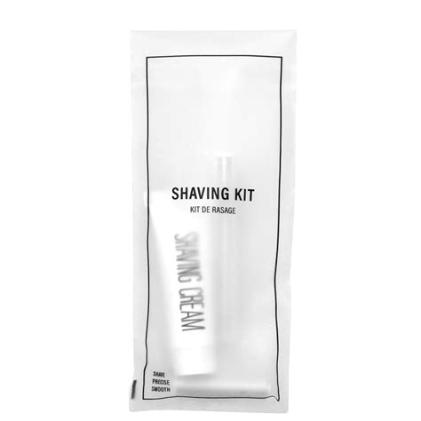 Shave Kit With Razor Shaving Cream And Resealable Sachet Generic