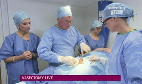 Vasectomy Shown Live On This Morning Shocks Viewers Uk News Uk