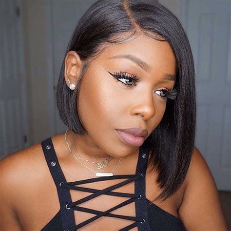 Shop cheap human hair wigs with the best wig dealer at juliahair.com today! Ilaria Short Lace Front Human Hair Wigs For Black Women ...