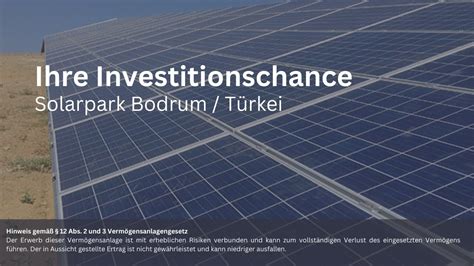 Crowdinvesting In Solarpark In Der Türkei Mit Greenvesting Youtube