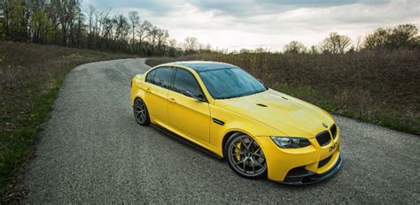 Related to end (to weave). iND Presents: Dakar Yellow BMW E90 M3 - autoevolution