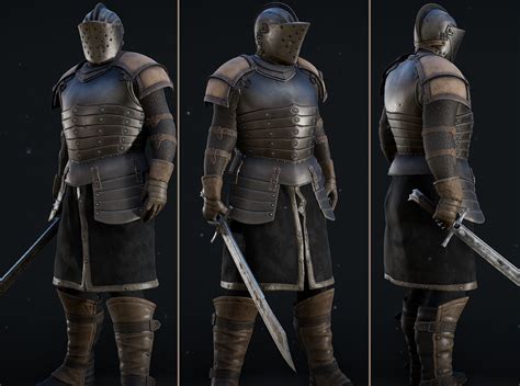 Mixing Leather Full Plate And Chainmail Armour Mordhaufashion