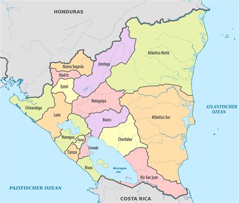 Mapa De Nicaragua Con Nombres Para Imprimir Porn Sex Picture