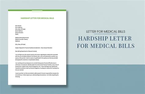 Hardship Letter For Medical Bills For Your Needs Lett