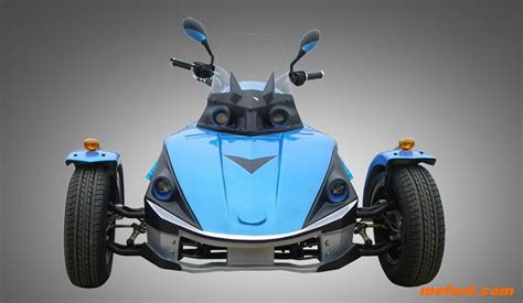 Now lets compare the two designs for a few different desirable vehicle design characteristics. Dual front wheel trike 250cc 250MB-2