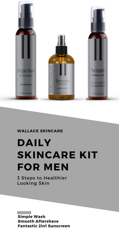 Daily Skincare Kit For Men Wallace Skincare